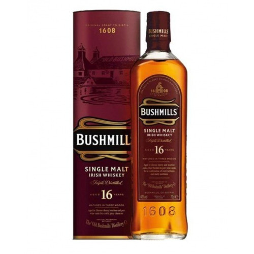Whisky Old Bushmills Malte 16 Anos 700ml
