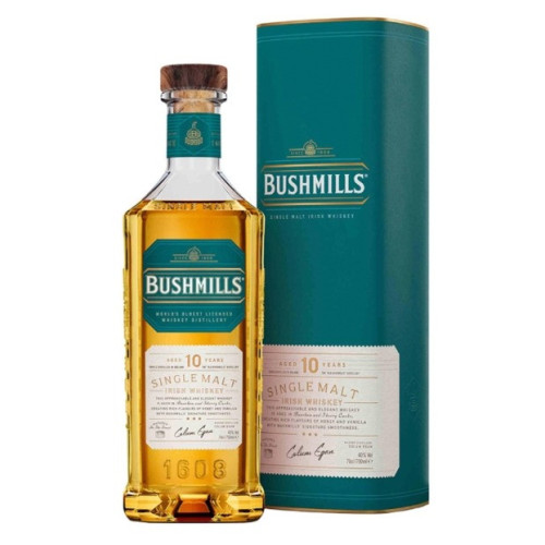 Whisky Old Bushmills 10 Anos C/Tubo 700ml