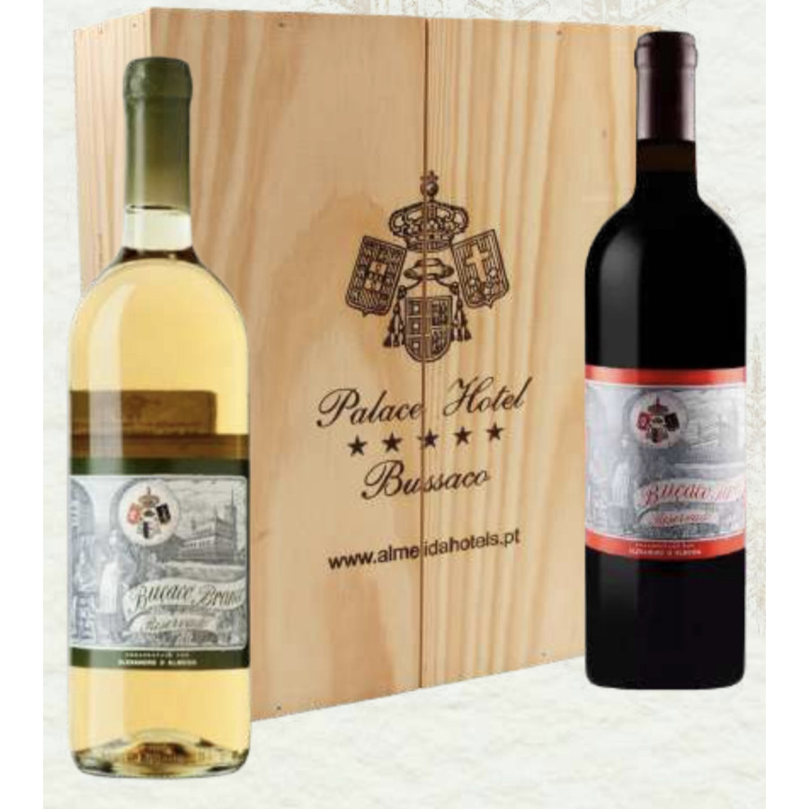 Buçaco 3 gfs Reservado Branco + 3 gfs Reservado Tinto 750ml-Garrafeira do Alentejo